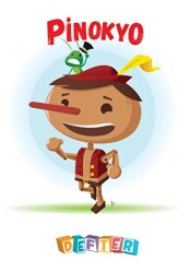 Pinokyo Çizgili Defter - Mor Kelebek