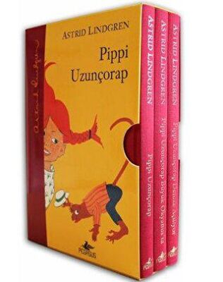 Pippi Uzunçorap Serisi Özel Set 3 Kitap kapağı