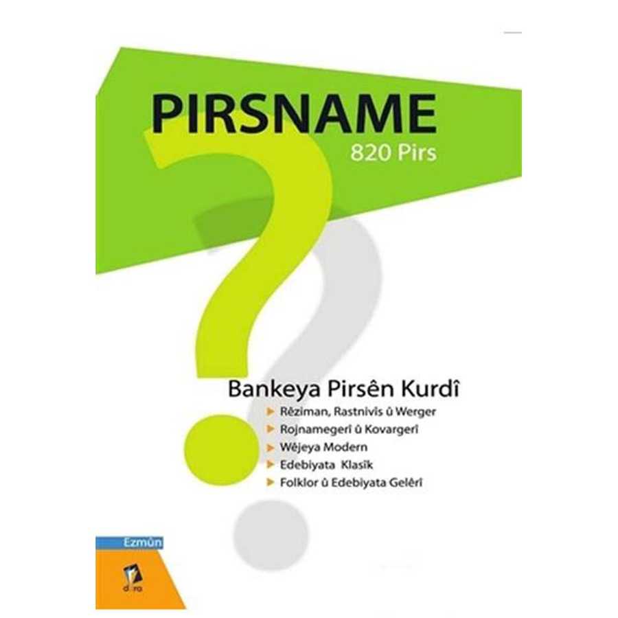 Dara Yayınları Pirsname - Bankeya Pirsen Kurdi - Dara Yayınları