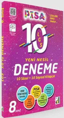 Damla Yayınevi - Bayilik Pisa LGS 10`lu Yeni Nesil Deneme - 1