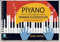 Piyano İçin Kolay Parmak Egzersizleri - Kitapol Yayınları