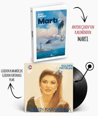 Plaklı Kitaplar - Martı - Gülden Karaböcek - Gülden Fırtınası Plak - 1