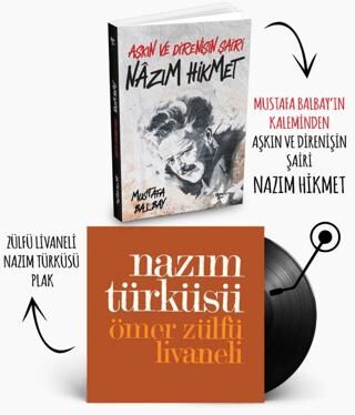 Plaklı Kitaplar - Nazım Hikmet - Nazım Türküsü Plak - 1
