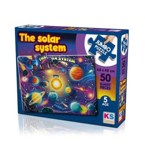 Planets Of Solar System Jumbo Puzzle 50 Parça - 1