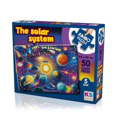 Planets Of Solar System Jumbo Puzzle 50 Parça