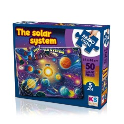 Planets Of Solar System Jumbo Puzzle 50 Parça - Ks Games