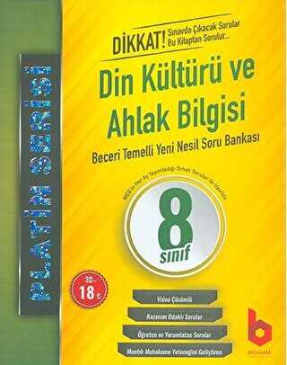 Basamak Yayınları Platin Serisi 8. Sınıf Din Kültürü ve Ahlak Bilgisi Soru Bankası