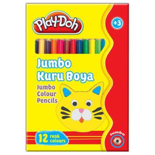 Play-Doh Kuruboya Jumbo 12 Renk