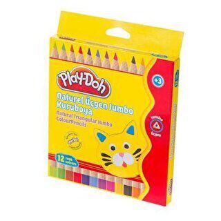 Play-Doh Kuruboya Naturel Jumbo 12 Renk - 1