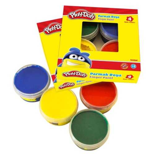 Play-Doh Parmak Boyası 4 Renk 50 Ml.