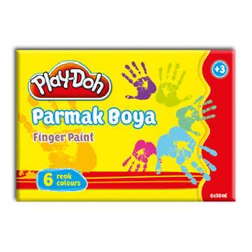 Play-Doh Parmak Boyası 6 Renk 30 Ml.