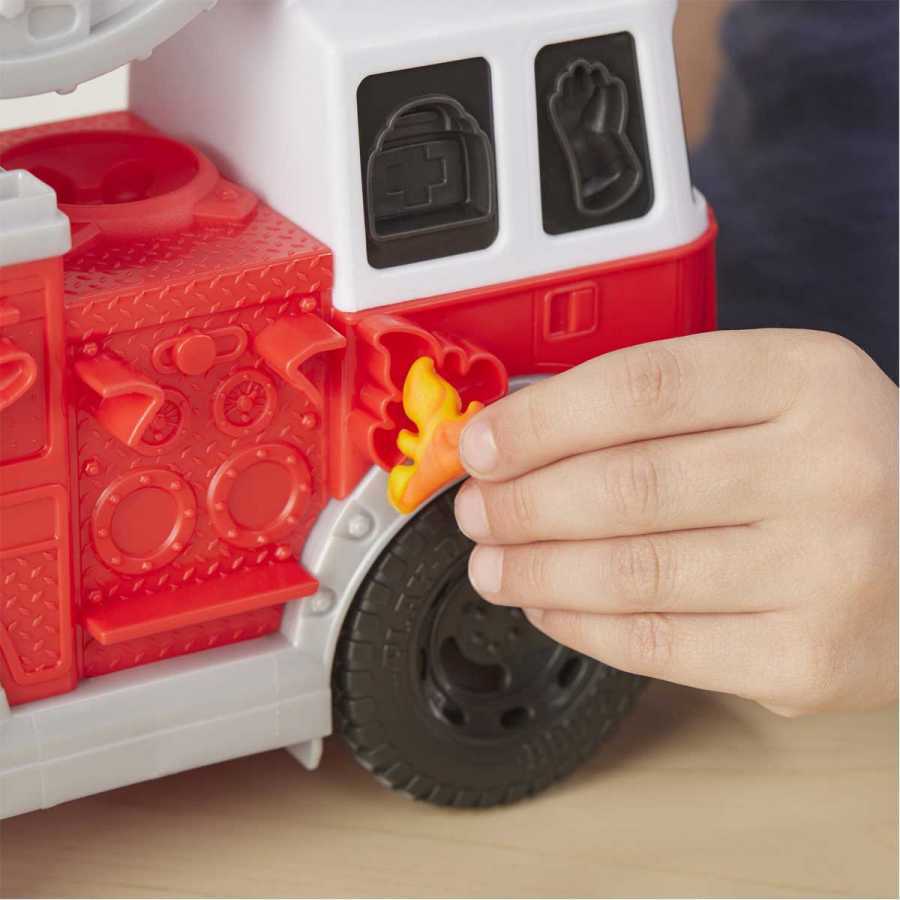 Play-Doh Çalışkan İtfaiye Aracı Oyun Hamur Seti