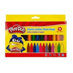 Play-Doh Crayon Extra Jumbo 12 Renk - Play-Doh