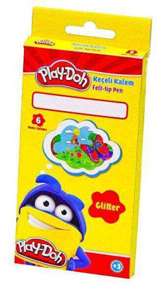 Play - Doh Keçeli Kalem 6 Renk Simli