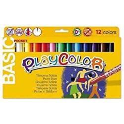 Playcolor Pocket Su Bazlı Pastel Boya 12`Li - İnstant