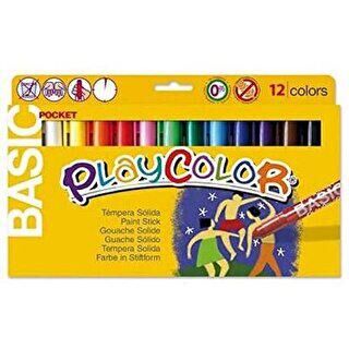 Playcolor Pocket Su Bazlı Pastel Boya 12`Li - 1