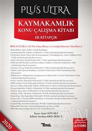 Plus Ultra Kaymakamlık Konu Çalışma Kitabı - Temsil Kitap