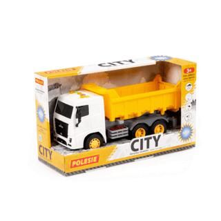 Polesi Damperli Kamyon Sürtmeli City-2 Işıklı Sesli Kutuda 96258 6251 - 1