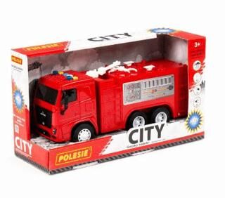 Polesie Sürtmeli İtfaiye Aracı Kırmızı Kabin 96302 - 1