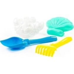 Polesie Takım - Küçük El Küreği+ Tırmık + Kalıplar - Polesie