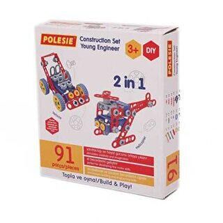 Polesie Tasarım Parçası Mucit 91 Element Kutuda - 1