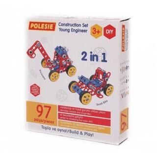 Polesie Tasarım Parçası Mucit 97 Element Kutuda - 1