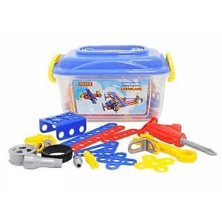 Polesie Tasarım Parçası MucitUçak No1 - Uçak No2 186 Element Kapta - 1