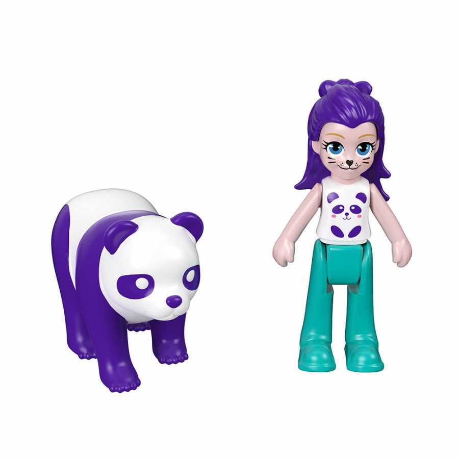 Polly Pocket Çift Taraflı Eğlence Micro Oyun Setleri Panda