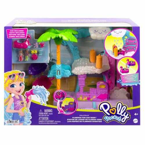 Polly Pocket Flamingo Araba Su Eğlencesi Seti HHJ05 - 1