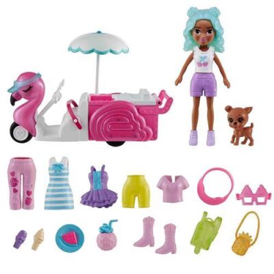 Polly Pocket Flamingo Atıştırmalık Arabası Hwp24 - 2