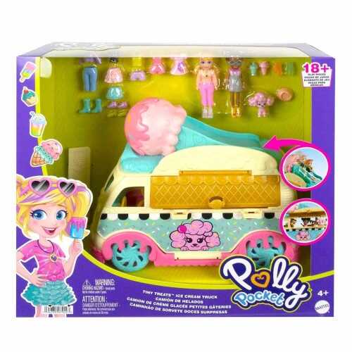 Polly Pocket Minik Lezzetler Dondurma Arabası HHX77 - 1