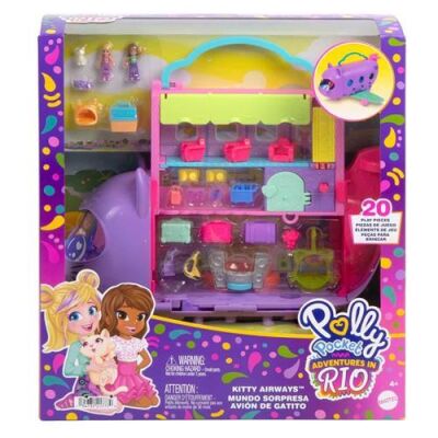 Polly Pocket Rio`Da Macera Uçak Oyun Seti Hwp19 - 1