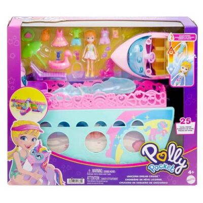Polly Pocket Unicorn Bot Oyun Seti Hwp26 - 1