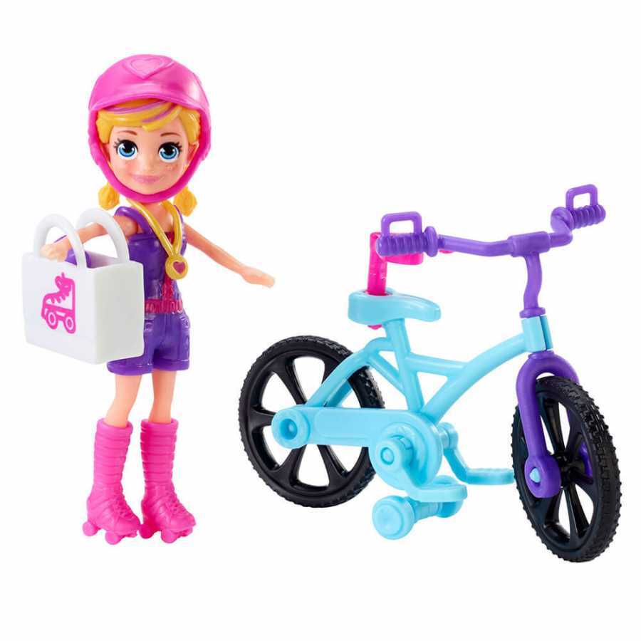 Polly Pocket Ve Bisikleti Oyun Setleri Bisikletli