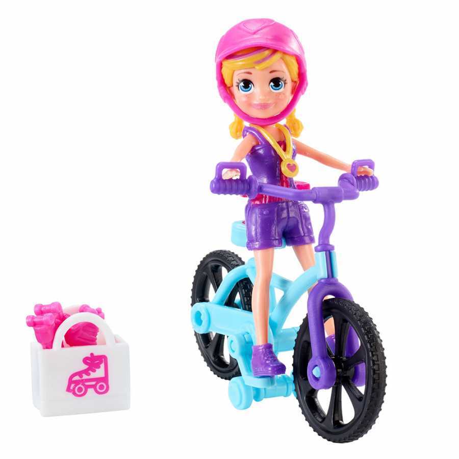 Polly Pocket Ve Bisikleti Oyun Setleri Bisikletli