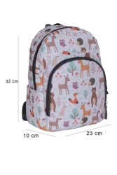 Polo Cambridge Anaokul Çantası Beyaz Sevimli Hayvanlar Plcan2080.405 1655 - BKM Kitap