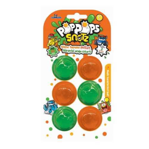 Pop Pops Snotz 6Lı Paket - Yeşil