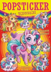 Popstickers - Unicorns Boyama Kitabı - Lama Toys