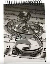 Porte Music Gifts Üstten Spiralli Defte - Porte Müzik Eğitim Merkezi