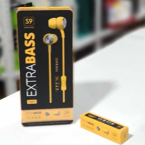 Powerway S9 Standlı Extra Bass Kulaklık Sarı