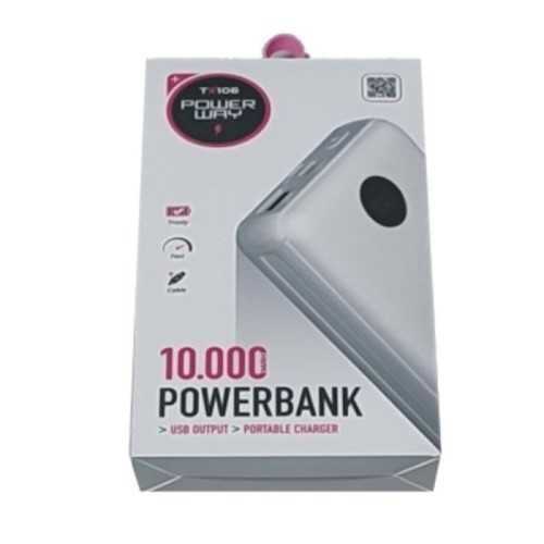 Powerway Tx106 Digital Ekranlı-10000 Mah Taşınabilir Powerbank