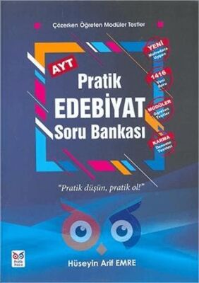 Pratik Hoca Yayınları AYT Pratik Edebiyat Soru Bankası - 1