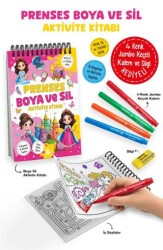 Prenses – Boya ve Sil Aktivite Kitabı - 3 Yaş + - Bigkids Yayınları