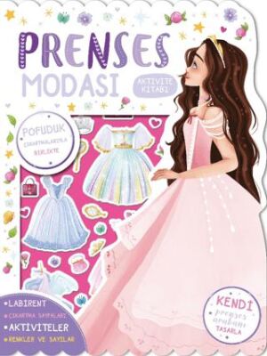 Prenses Modası - Çıkartmalı Aktivite Kitabı - 1