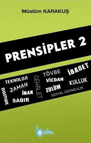 Prensipler 2 - Beka Yayınları