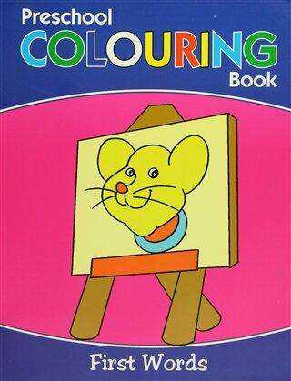 Preschool Coloring Book : First Words