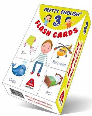 Pretty English Flash Cards - İngilizce Kelime Kartları 3. Sınıf
