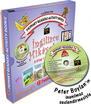 Primary Readers - Activity Books İngilizce Hikayeler Level 3 Kutulu - D Publishing Yayınları
