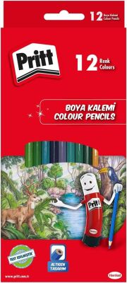 Pritt Kuruboya Kalemi 12 Renk Karton Kutu - 1