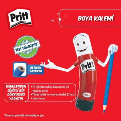Pritt Kuruboya Kalemi 12 Renk Karton Kutu - 2